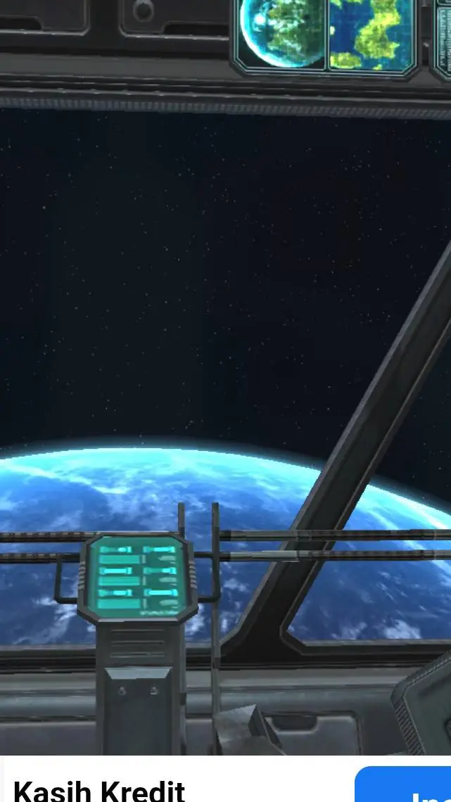 ai character: Space station background