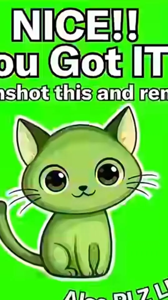 ai character: green cat background
