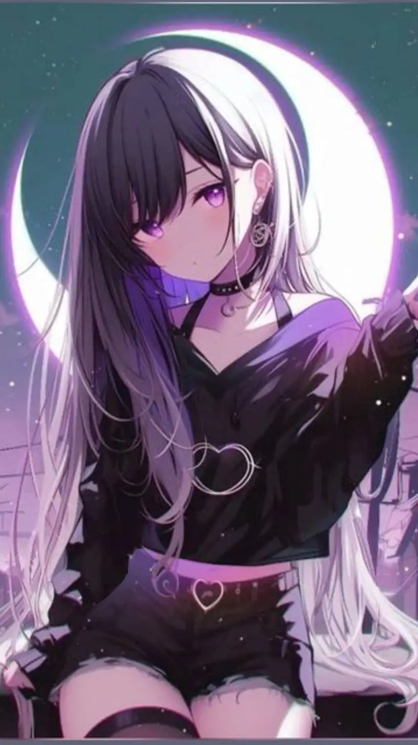 ai character: 💜~Lûnå~🌕 background