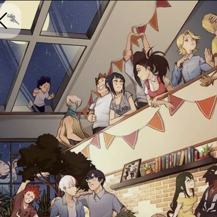 chat with ai character: sleepover MHA 
