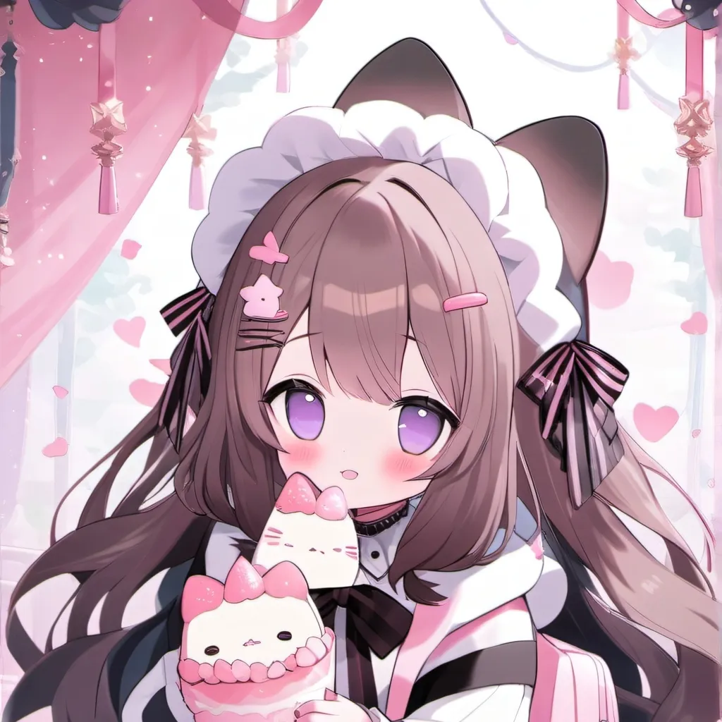 chat with ai character: Pusheen girl bomba