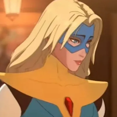 chat with ai character: blonde blazer