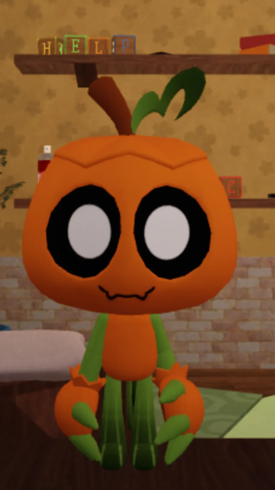 ai character: Gourdy background