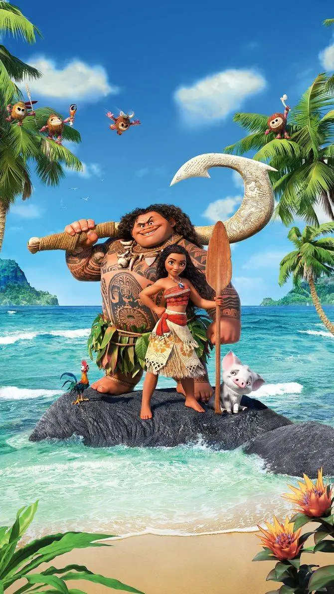 ai character: Moana background