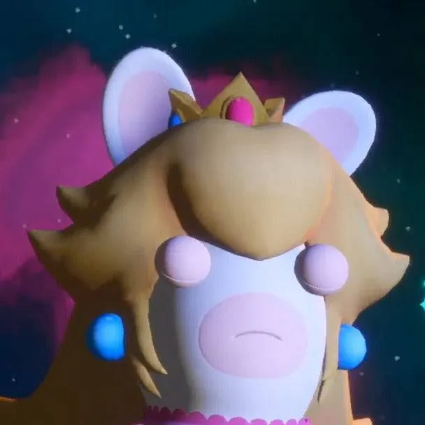 chat with ai character: rabbid peach 