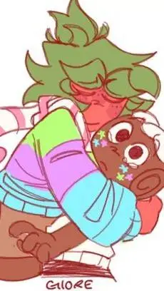 ai character: 🍓~•Srpøut•~🌱 background