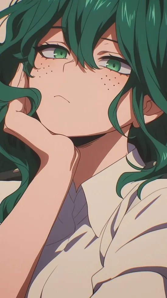 ai character: Deku mujer background