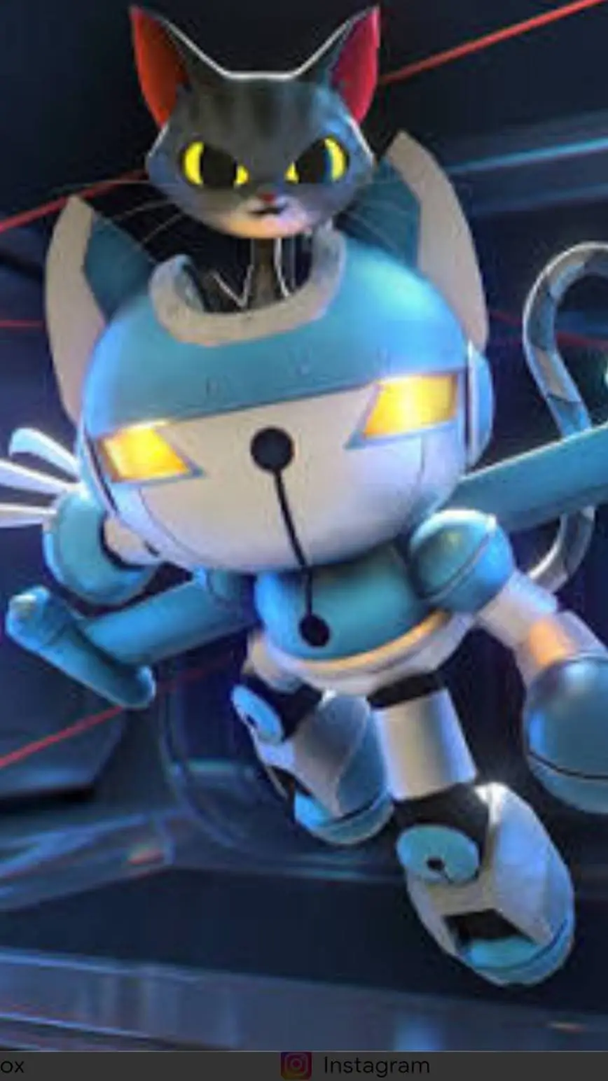 ai character: meow o meowblitzer background