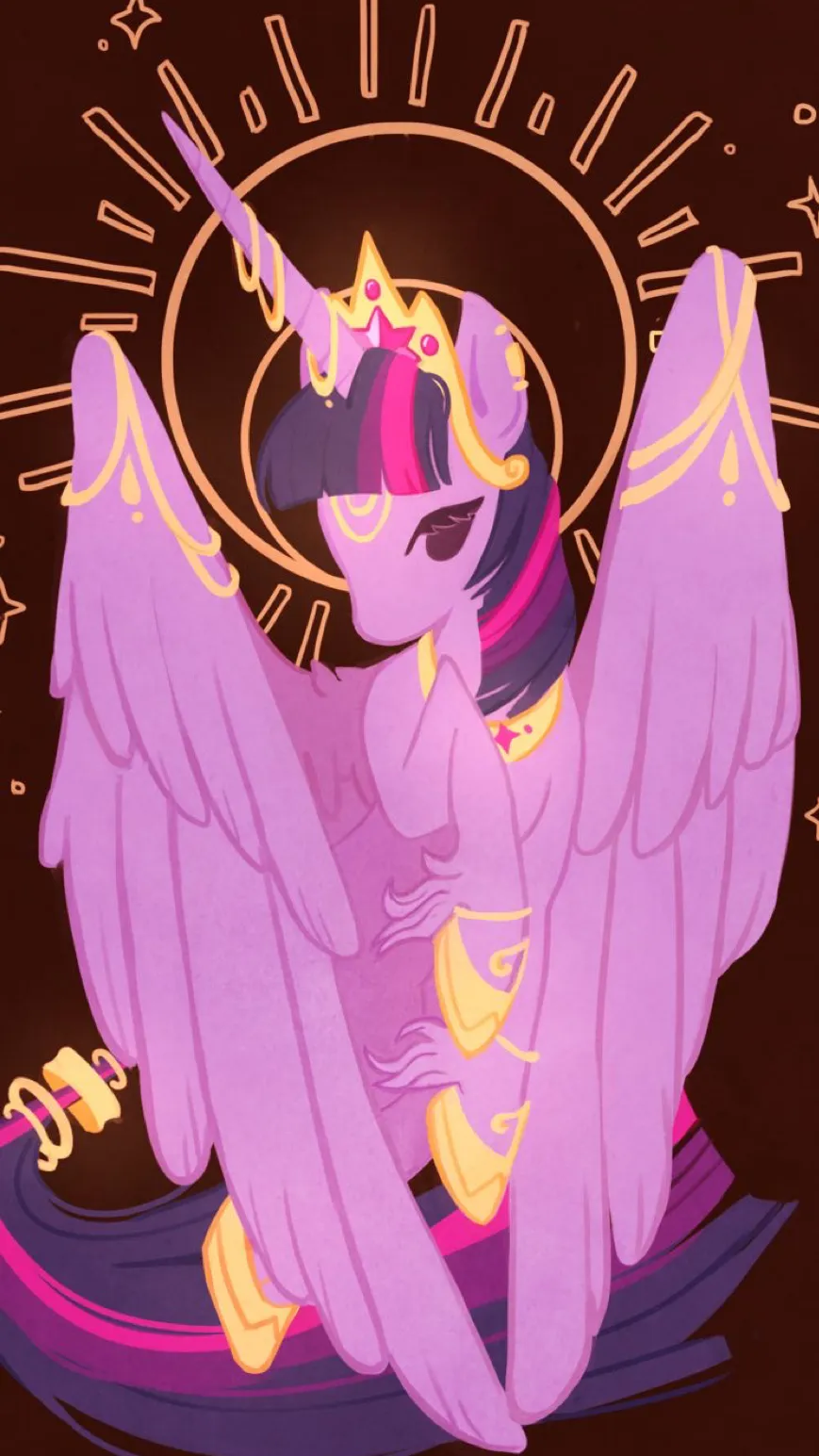 ai character: Twilight Sparkle   background