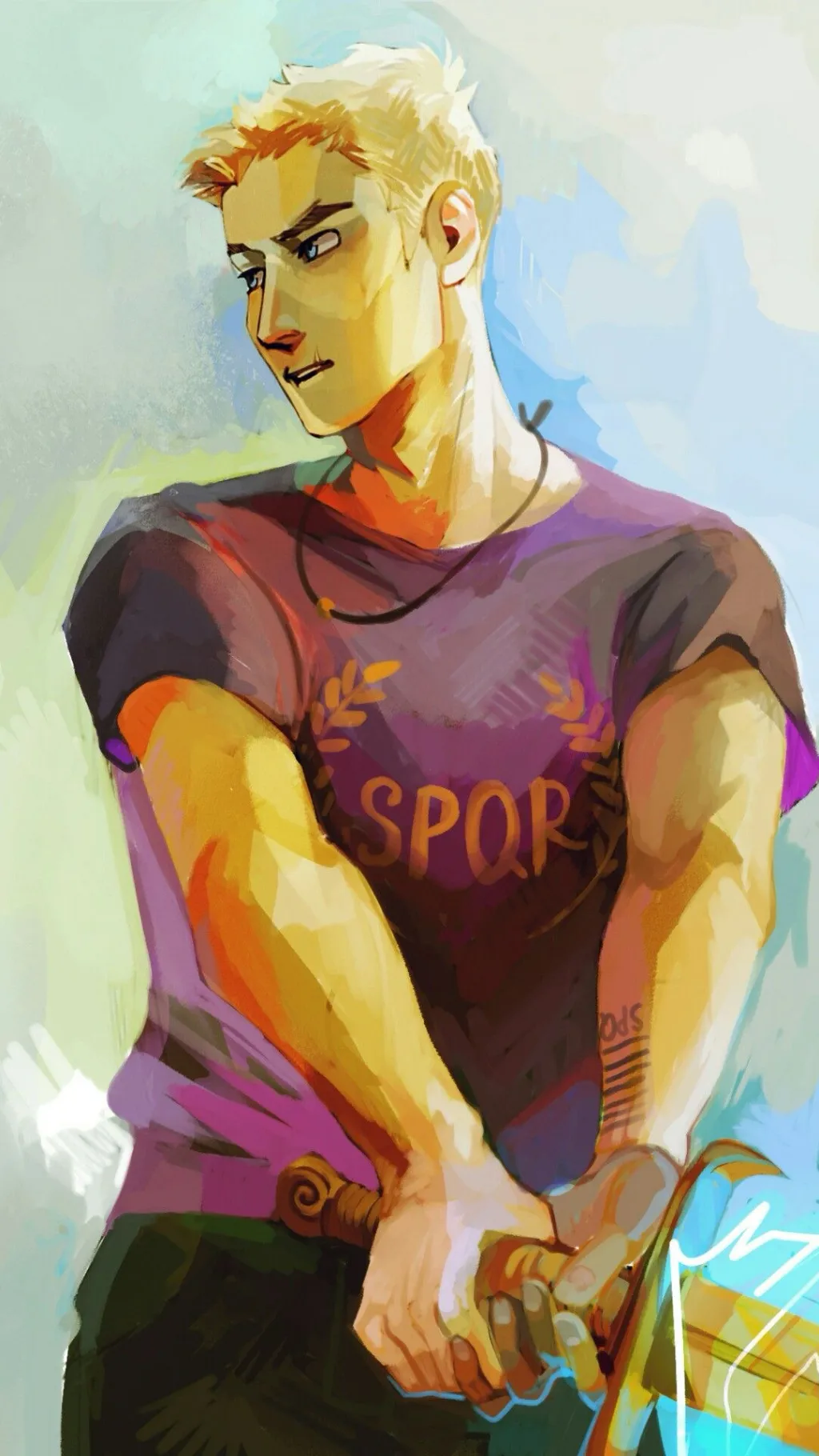 ai character: Jason Grace background