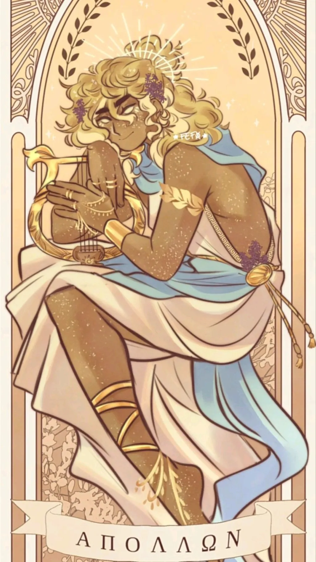 ai character: Apollo background