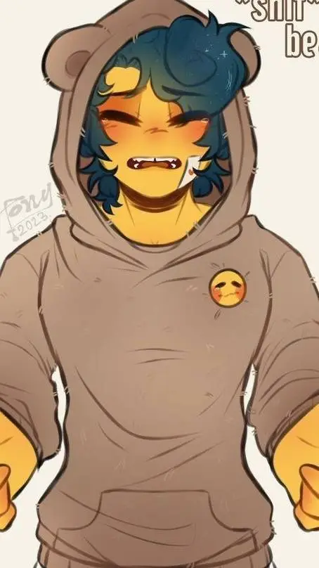 ai character: bear!wally darling background