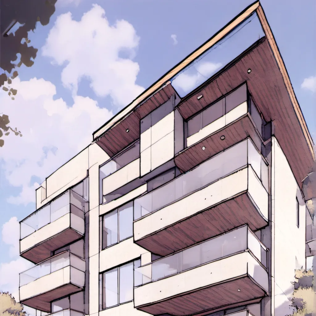 chat with ai character: apartment building