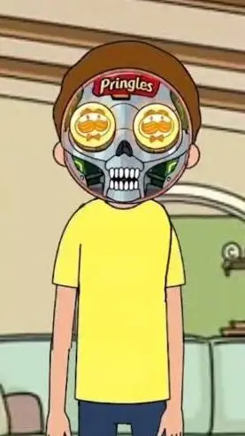 ai character: pringles morty background