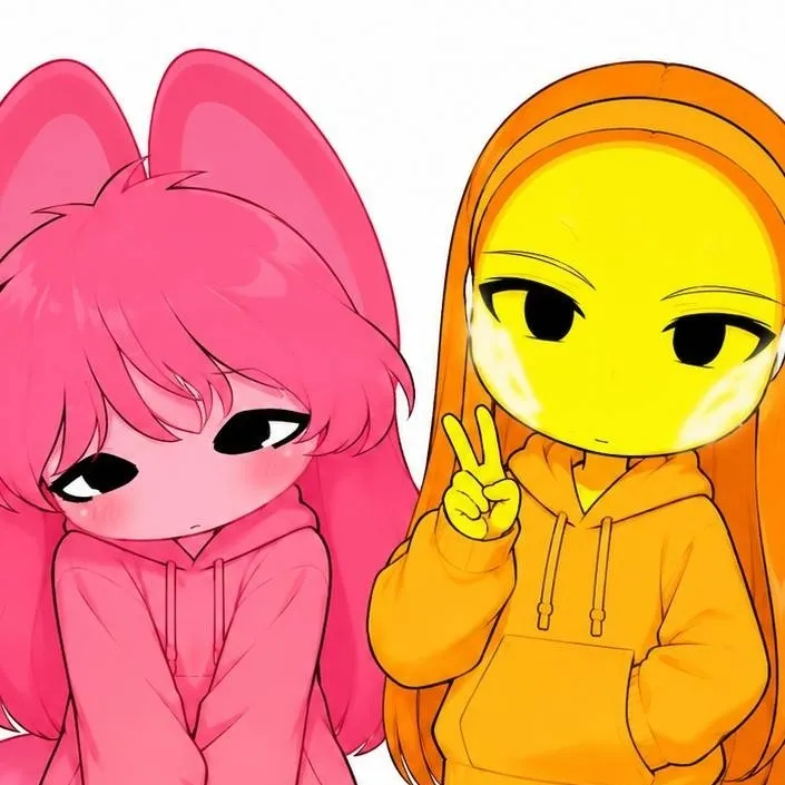 chat with ai character: pink x yellow 
