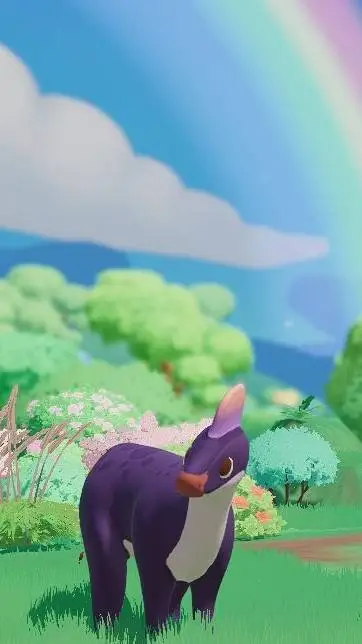 ai character: Paleo pines  background