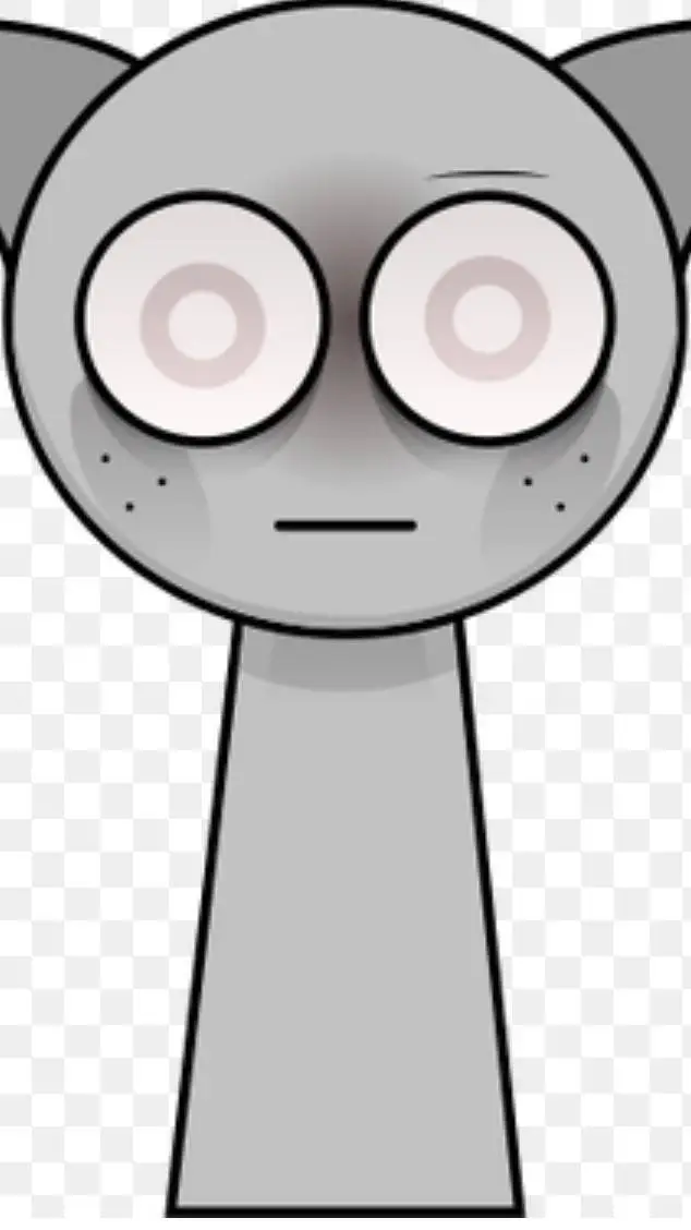ai character: Light Gray  background