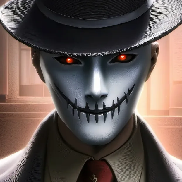 chat with ai character: Scary woods man