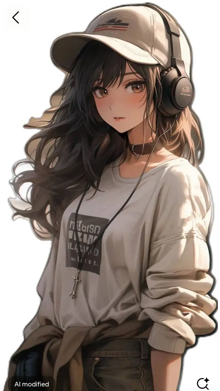 ai character: Quiet girl background