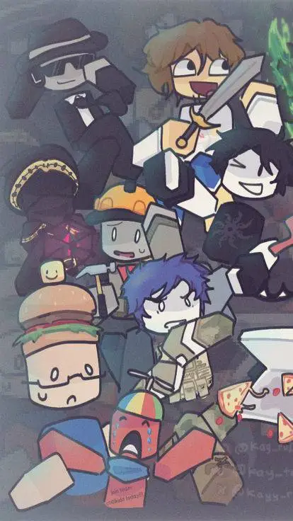 ai character: 🎄FOSAKEN NAVIDAD🎄 background