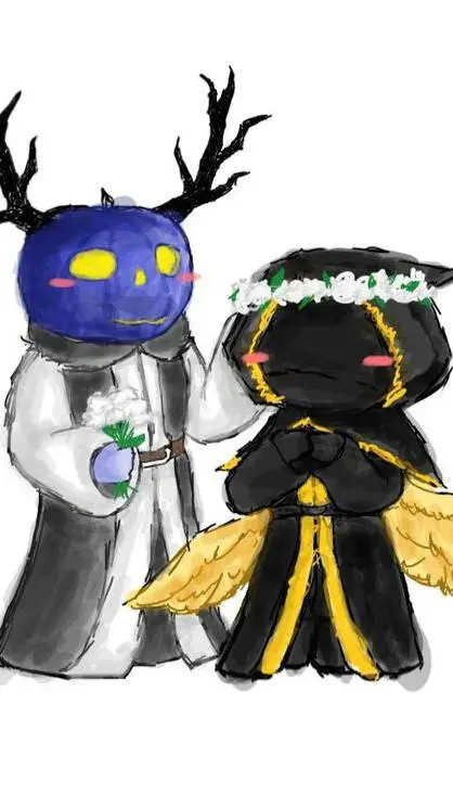 ai character: Dusekkar x taph 😃🙏 background