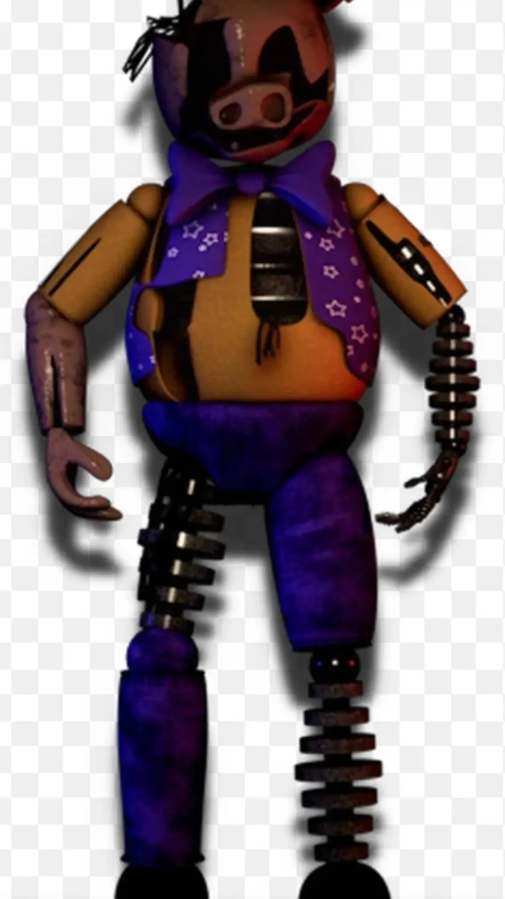 ai character: withered cerdi  background