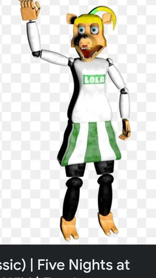 ai character: old Lola  background