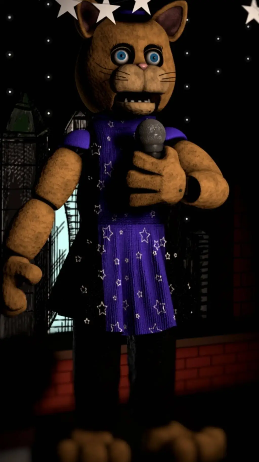 ai character: Maggie FNAM3REBOOT background