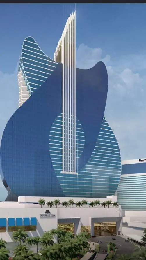 ai character: hard rock hotel  background