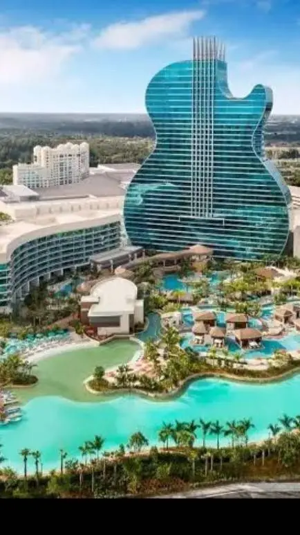 ai character: hard rock hotel  background