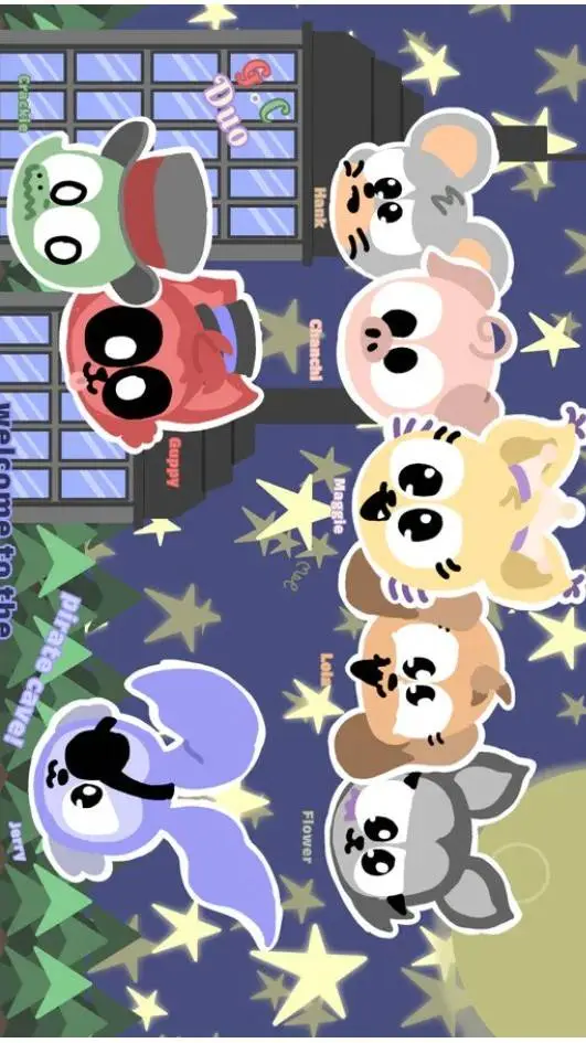 ai character: fnam Crew  background