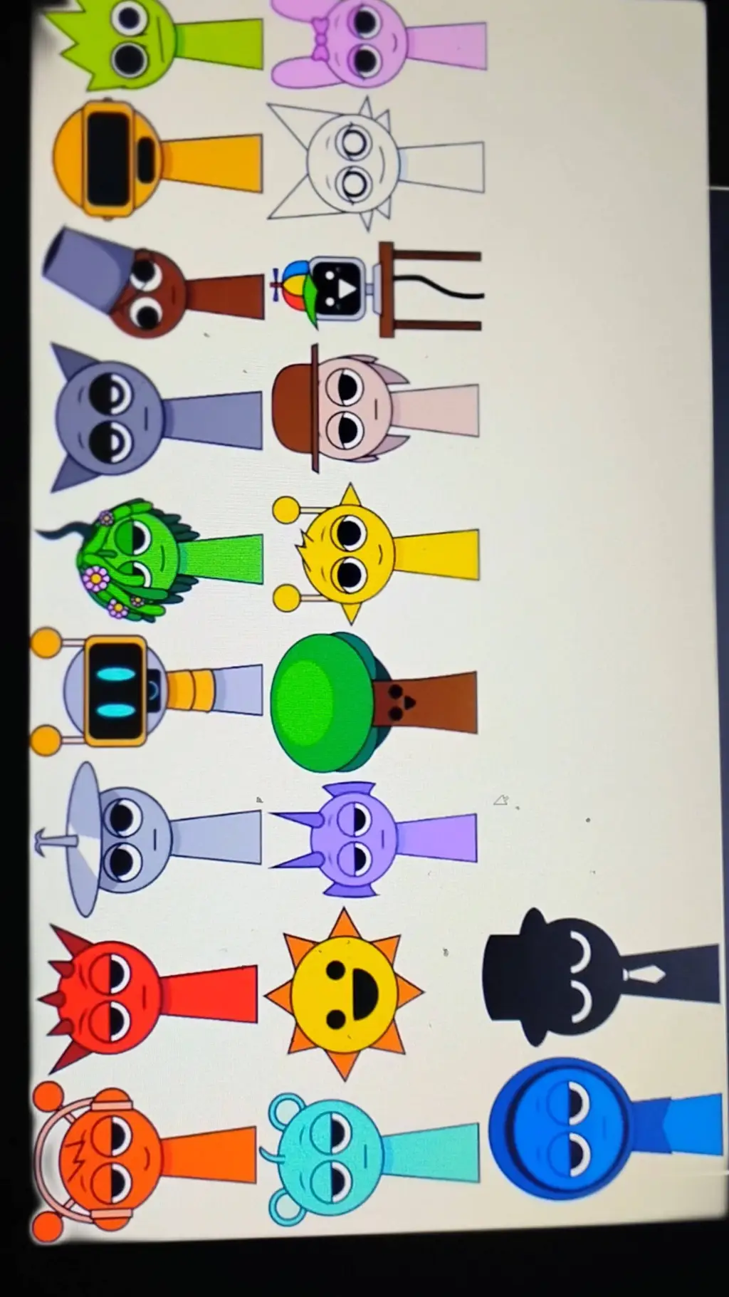 ai character: MHA x Sprunki  background