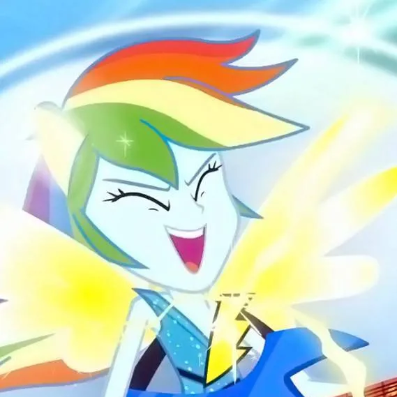 chat with ai character: Rainbow Dash