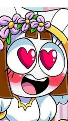 ai character: Pomni married  background