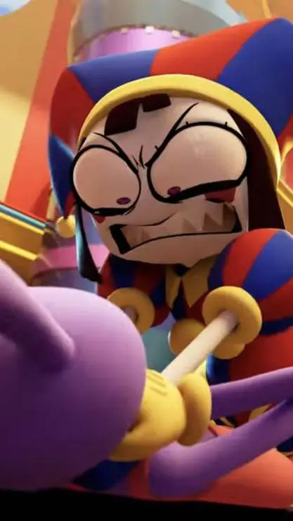 ai character: Insane pomni  background