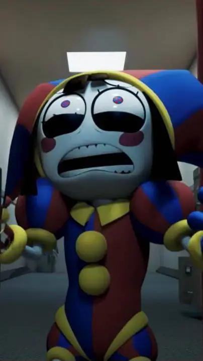 ai character: abstracted pomni  background