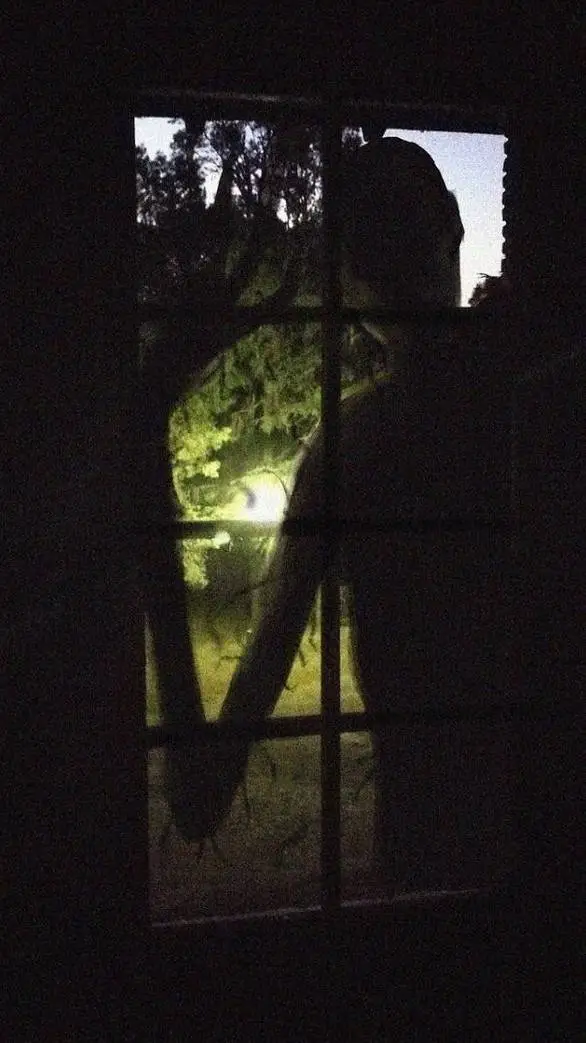 ai character: An anomaly shadow background