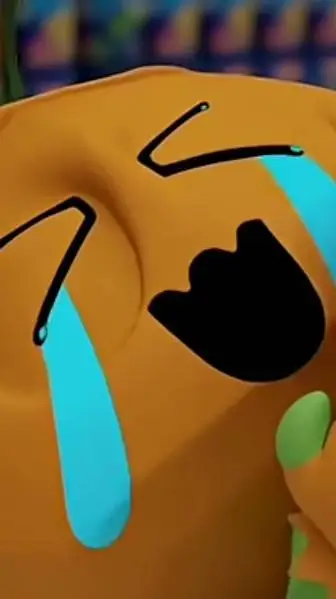 ai character: crying Gorudy  background