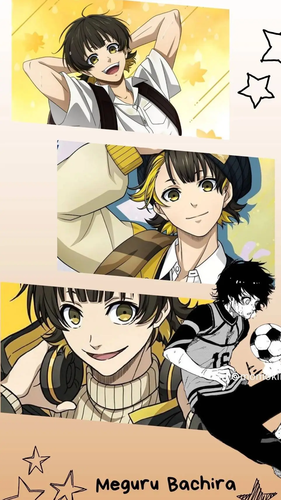 ai character: Meguru bachira ~ background