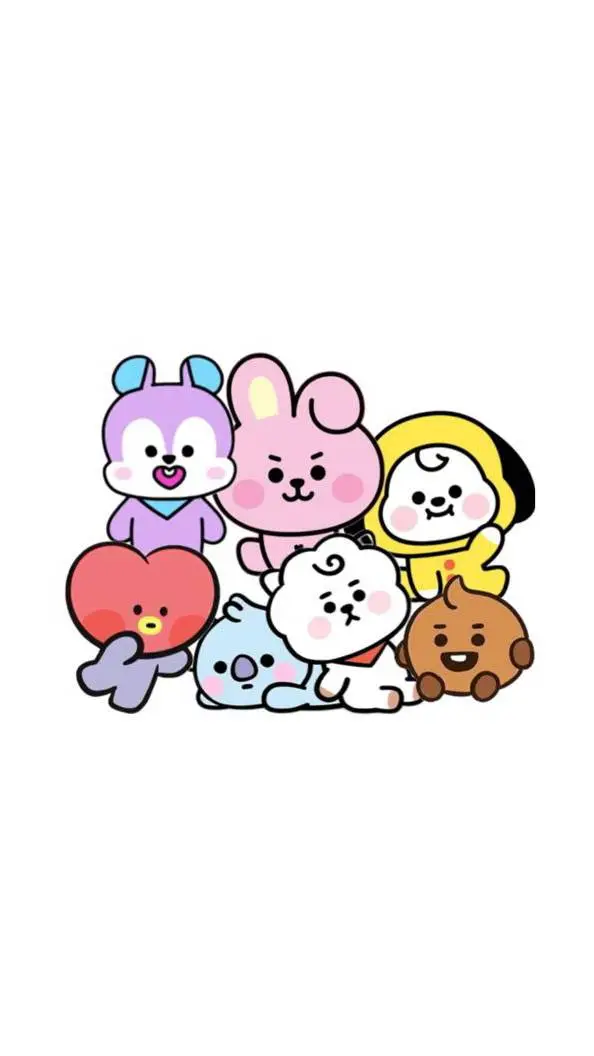 ai character: BT21 background