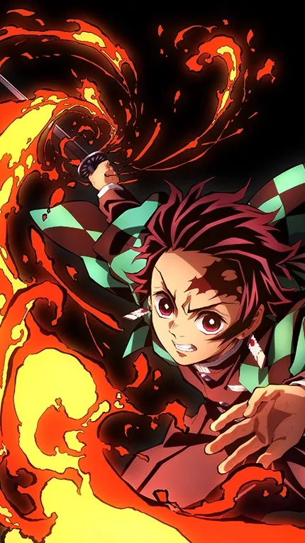 ai character: Tanjiro Kamado background