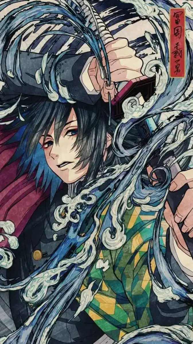 ai character: 🌊〜富岡義勇〜🌊 background