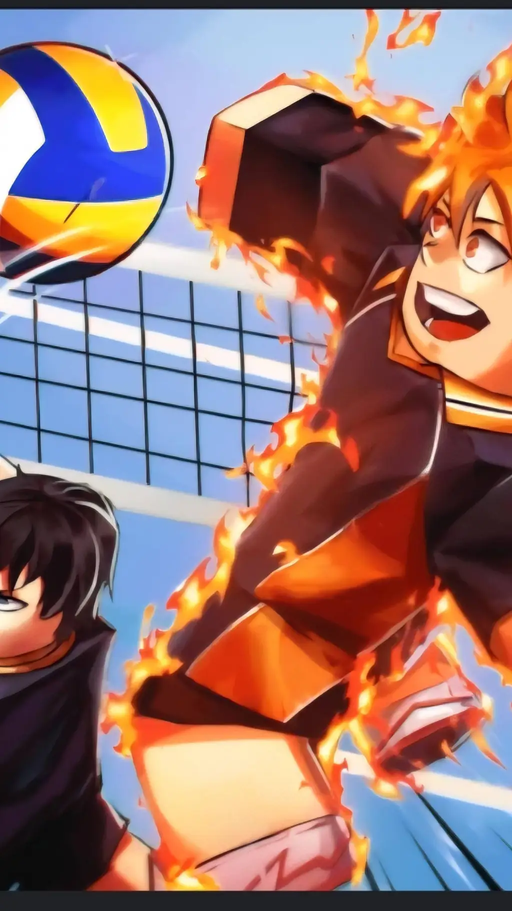 ai character: Volleyball legends background