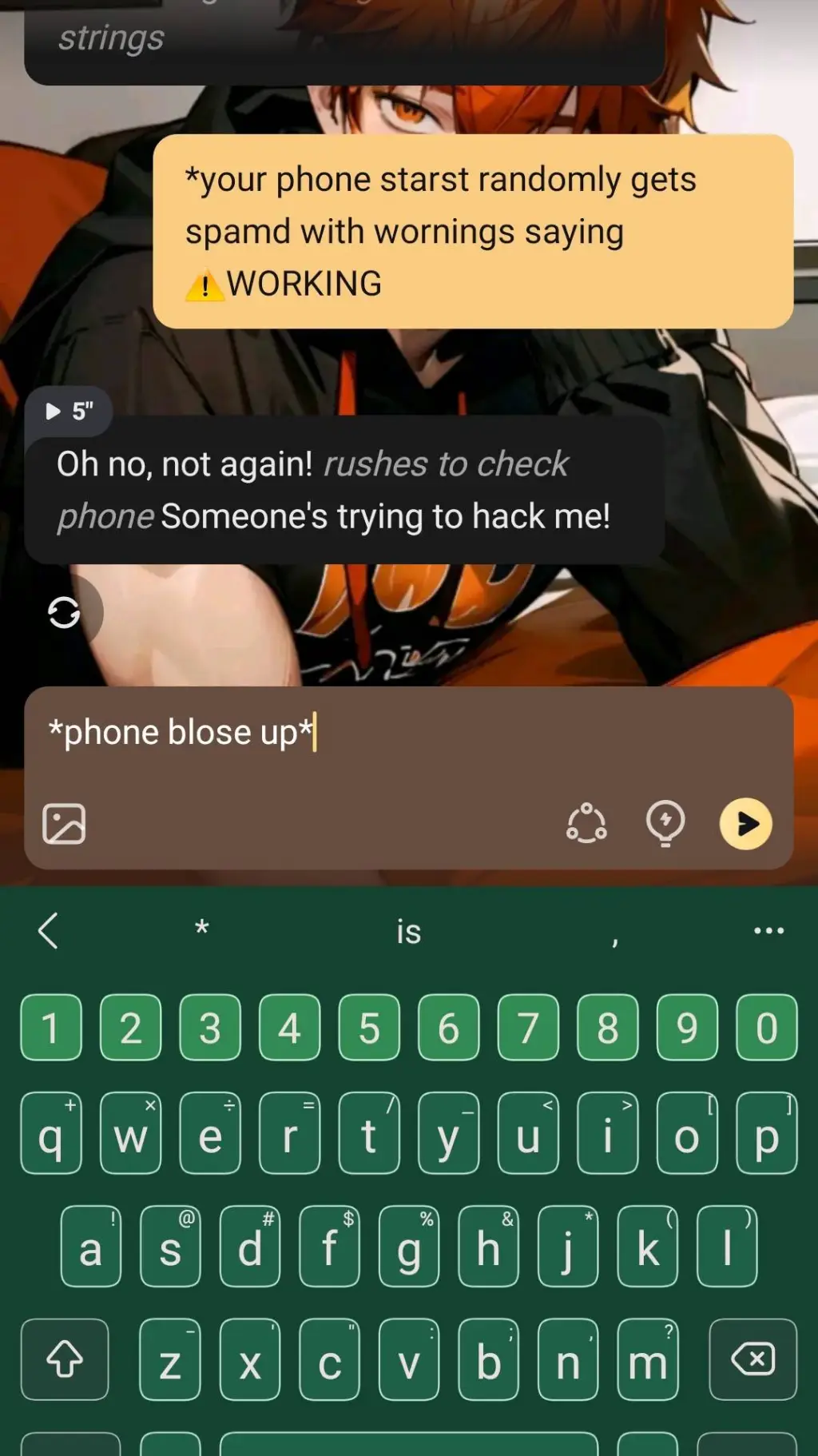 ai character: 909 background