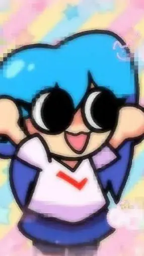 ai character: Pow sky💗 background