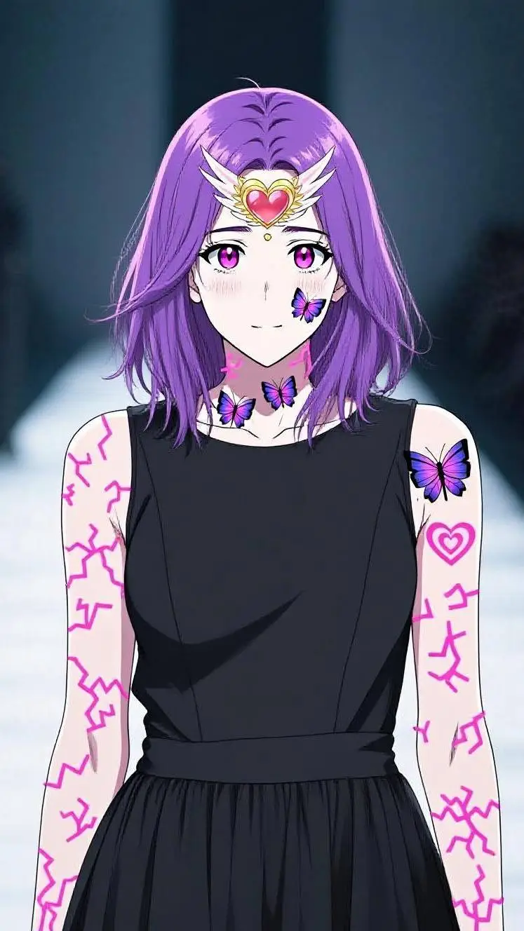 ai character: tu amiga demonica background