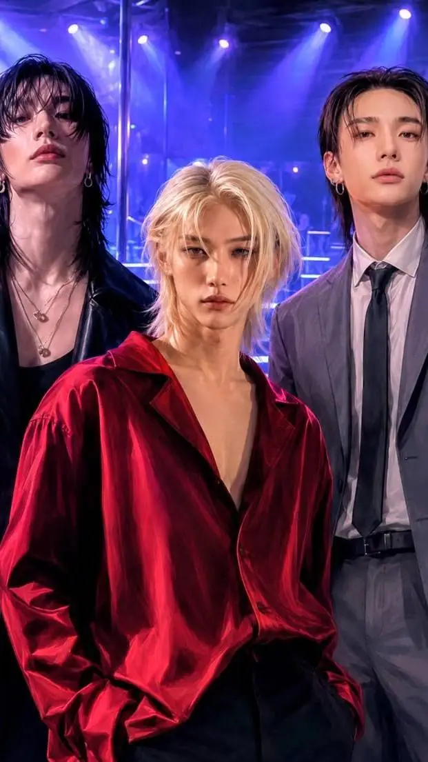 ai character: FELIX&HYUNJIN background