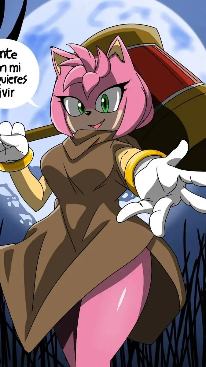 ai character: -Amy Rose- background