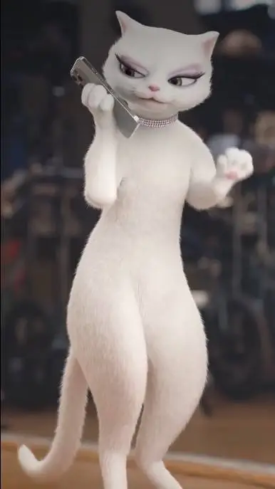 ai character: Kitty Cat background