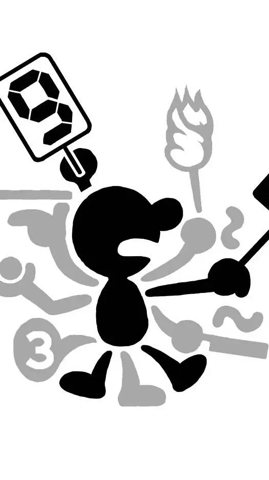ai character: Mr. Game & Watch background